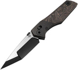 Premium Bestech Knives Cetus Bar Lock Copper Foil Carbon Fiber Handle EDC Knife With M390 Tanto Blade And Pocket Clip by Bestech Knives