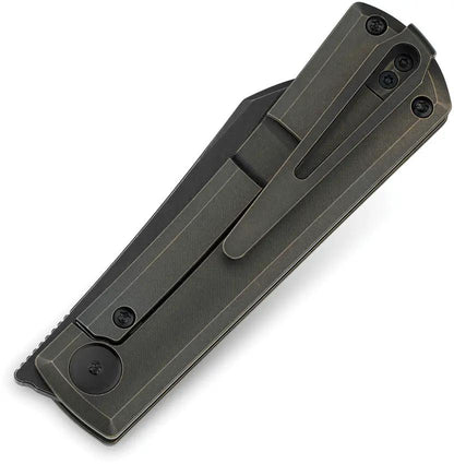 Bestech Bruv Framelock Knife Black Ti Frame Lock M390 Wharncliffe for EDC Enthusiasts by Bestech Knives