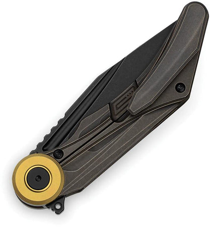Bestech Seraph Framelock Titanium Knife M390 Blade Black Bronze Stonewash EDC Enthusiasts by Bestech Knives