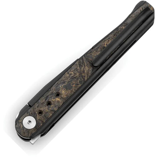 Bestech Knives Spear Phisher Framelock Knife BT2405D Premium M390 Steel Carbon Fiber Inlay For EDC Enthusiasts by Bestech Knives
