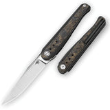 Bestech Knives Spear Phisher Framelock Knife BT2405D Premium M390 Steel Carbon Fiber Inlay For EDC Enthusiasts by Bestech Knives