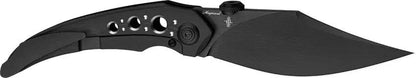 Bestech Knives Razon Framelock EDC Knife With M Cut Blade Black PVD Titanium Handle by Bestech Knives