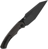 Bestech Knives Clastic Framelock EDC Knife Black Bronze Titanium Handle M Cut Blade by Bestech Knives