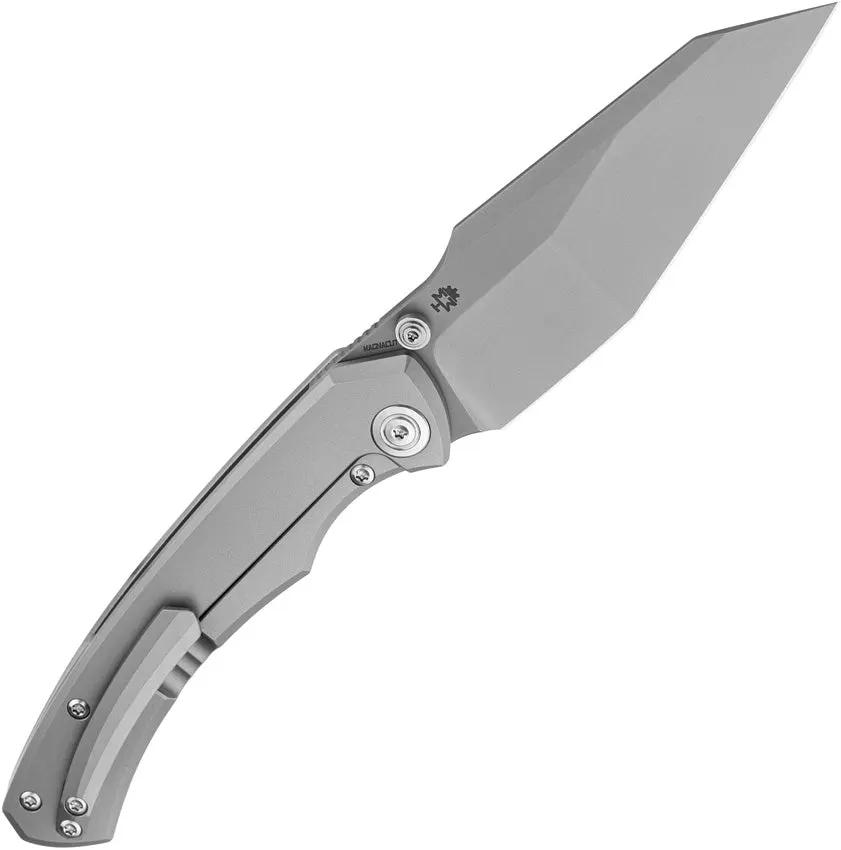 Bestech Knives Clastic Framelock Bead Blast BT2407C Titanium Handle EDC Knife with Pocket Clip by Bestech Knives