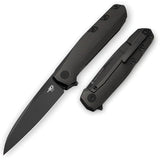 Bestech Knives BT2408B Framelock Titanium EDC Knife With Black Stonewash M390 Blade For Everyday Carry Enthusiasts by Bestech Knives