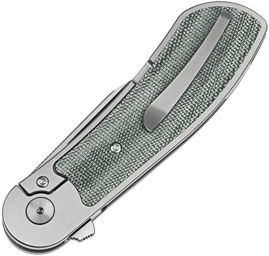 Bestech Vestige Framelock Knife With Premium MCut Blade Titanium Handle And Micarta Inlay For EDC Enthusiasts by Bestech Knives