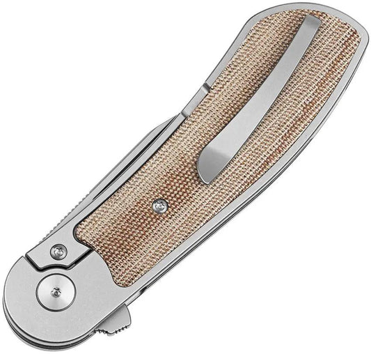 Bestech Vestige Framelock Knife MCut Titanium With Micarta Inlay For EDC Enthusiasts Collectors by Bestech Knives