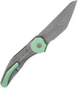 Bestech Excentric Framelock Ti Knife with M390 Blade Stonewashed Titanium Handle for EDC Enthusiasts by Bestech Knives