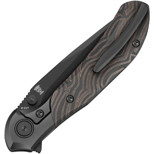 Bestech Constellation Framelock MCut Tanto EDC Knife With Titanium Handle and G10 Inlay by Bestech Knives