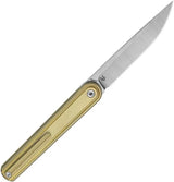Bestech Knives Ink Linerlock Titanium Bronze EDC Knife Premium MagnaCut Blade 4 Inch Closed by Bestech Knives