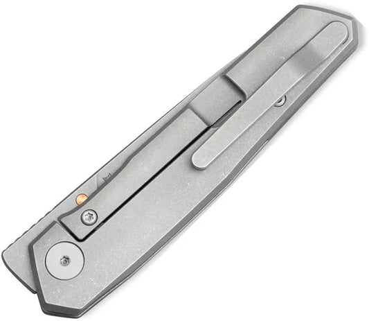 Bestech Knives VK-KUZE Framelock M-Cut Ti EDC Knife With Stonewash Blade And Titanium Handle by Bestech Knives