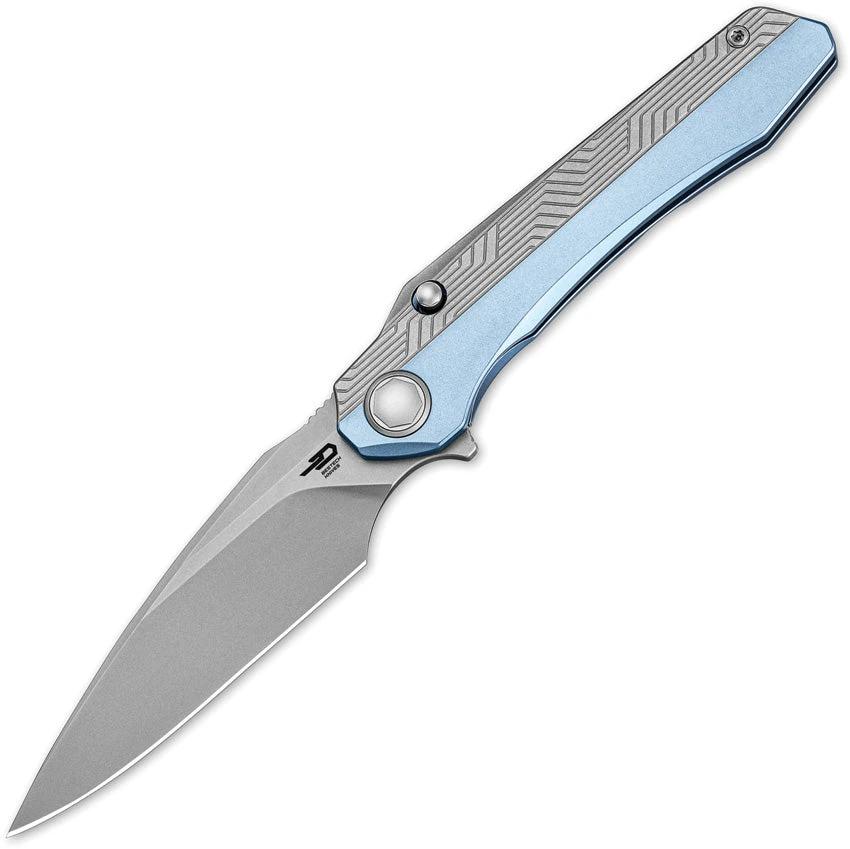 Bestech Knives Wet Nelly Button Lock Ti Blue BT2505A by Bestech Knives