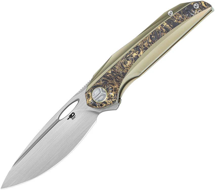 Bestech SENU Framelock Knife With Titanium Frame And Fat Carbon Scales For EDC Enthusiasts BT2601C by Bestech Knives