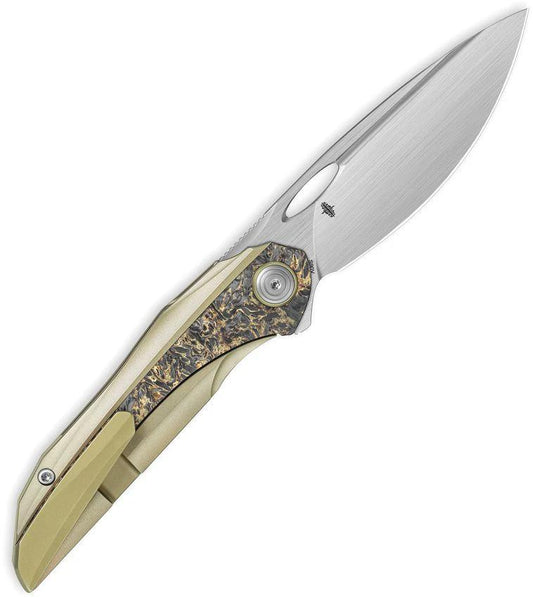 Bestech SENU Framelock Knife With Titanium Frame And Fat Carbon Scales For EDC Enthusiasts BT2601C by Bestech Knives