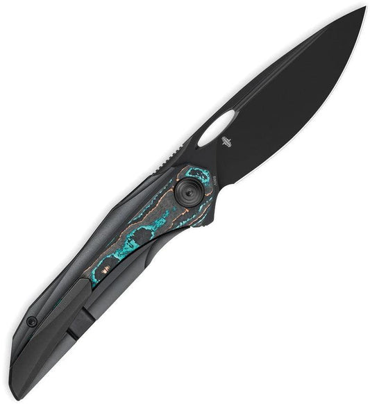 Bestech SENU Framelock Knife With Titanium Frame And Camo Carbon Fiber Handle For EDC Enthusiasts by Bestech Knives