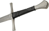 BTX Fleur De Guerre Sword 1060HC Satin Blade With Black TPR Handle Fleur Pommel For Collectors by BTX