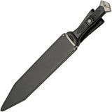 BTX Zama Gladius Sword BTX-2801 18 Inch Satin Blade 1060HC Steel With Black TPR Handle For Collectors by BTX