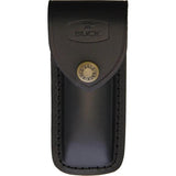 Buck Ranger Lockback Knife Premium 420HC Blade Macassar Ebony Dymondwood Handles Leather Sheath For Outdoorsmen by Buck