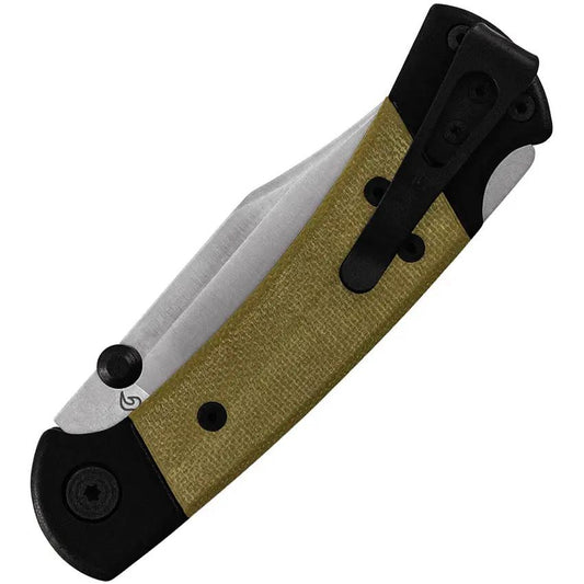 Buck 112 Ranger Sport Lockback Knife CPM S30V Blade Aluminum Handle Green Micarta Inlay For Outdoorsmen EDC by Buck
