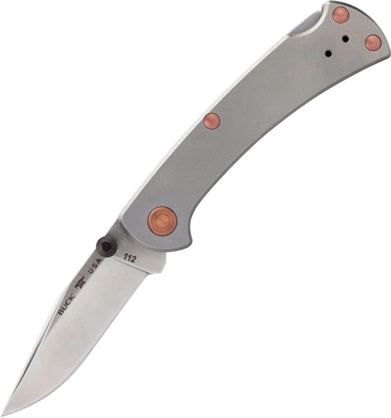 Buck Slim Pro TRX Lockback 0112GYSLE by Buck