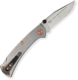 Buck Slim Pro TRX Lockback Knife 3.13in Satin S45VN Blade Titanium Bead Blast Handle 2024 Legacy for EDC Enthusiasts by Buck