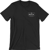 Buck Logo T-Shirt Large Black 13582 by Buck