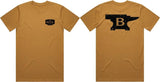 Buck Anvil T-Shirt Camel Lrg 13885 by Buck