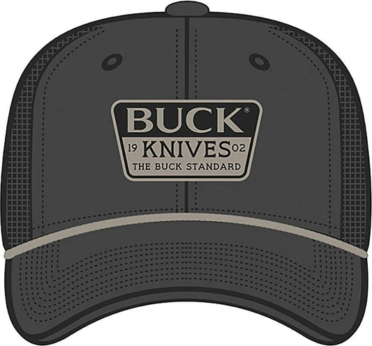Buck Embroidered Patch Charcoal 14249 by Buck