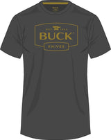 Buck Logo T-Shirt Gray LG 14334 by Buck