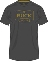 Buck Logo T-Shirt Gray 3XL 14337 by Buck