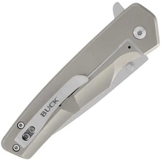 Buck Odessa Framelock Folding Knife 13052 Satin Drop Point 7Cr17MoV Blade Rugged EDC Enthusiasts by Buck