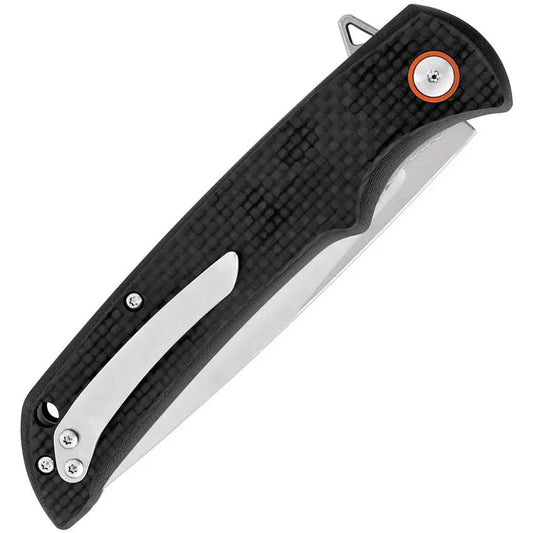 Buck Haxby Linerlock CF Folding Knife 8Cr13MoV Blade Premium Carbon Fiber Handle For EDC Enthusiasts by Buck