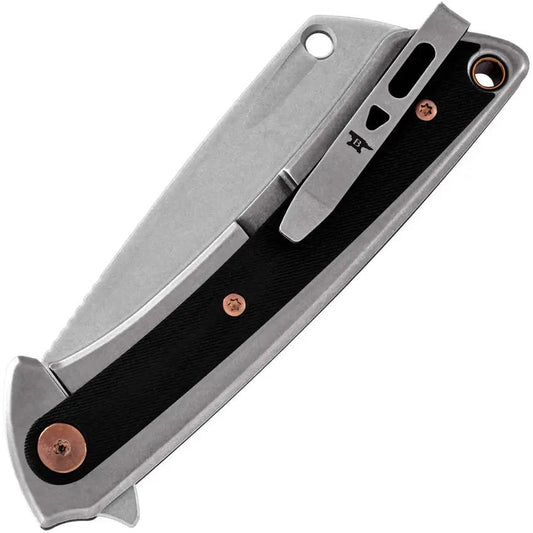 Buck Hiline Framelock 13243 Knife With D2 Tool Steel Cleaver Blade Aluminum With G10 Inlay EDC Ready by Buck