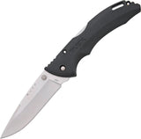 Buck Bantam BHW Lockback Knife 5 1/8 Inch Closed Stainless Blade Dual Thumb Studs Black TP Handles Lanyard EDC by Buck