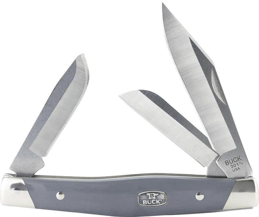 Buck Stockman Gray Nickel Silver 14106 by Buck