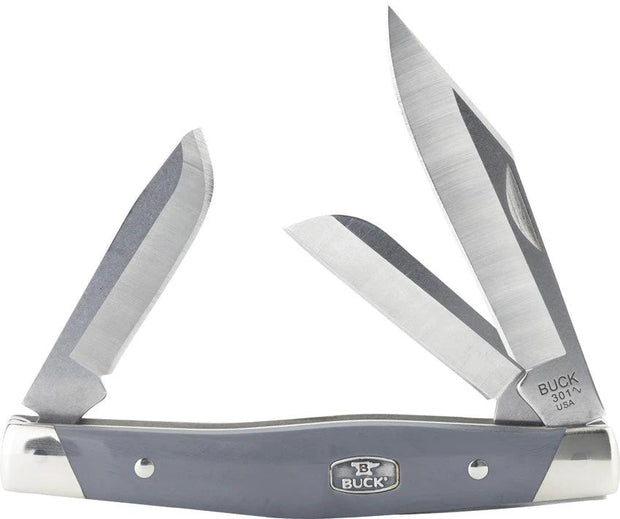 Buck Stockman Gray Nickel Silver 14106 by Buck