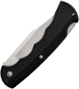 Buck Bucklite Lockback Knife Black 3789 For EDC With Stonewash Satin Clip Point Blade And Ergonomic Grooved Handle by Buck