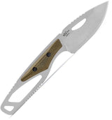 Buck Paklite 2.0 Hide Pro Knife S35VN Green Canvas Micarta Handle Durable Outdoor EDC by Buck