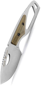 Buck Paklite 2.0 Hide Pro Knife S35VN Green Canvas Micarta Handle Durable Outdoor EDC by Buck
