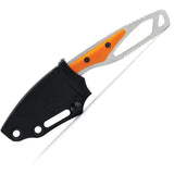 Buck Paklite 2.0 Hide Knife Stonewash 2.75in 420HC Drop Point Orange Handle For Rugged Outdoor Enthusiasts by Buck