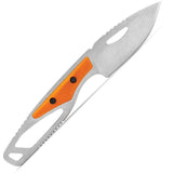 Buck Paklite 2.0 Hide Knife Stonewash 2.75in 420HC Drop Point Orange Handle For Rugged Outdoor Enthusiasts by Buck