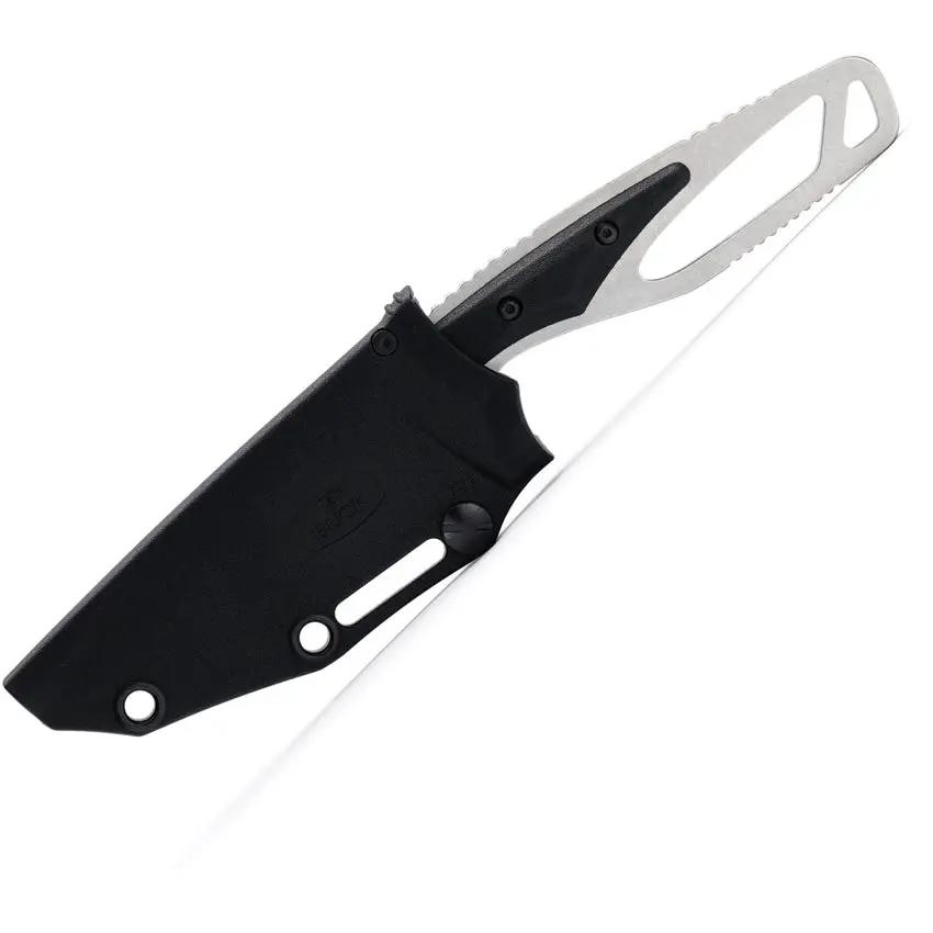 Buck PakLite 2.0 Field Knife 13501 For Outdoorsmen With 4In Stonewash 420HC Blade Rugged Full Tang by Buck