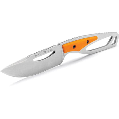 Buck PakLite 2.0 Field Knife 4in 420HC Skinner Blade Full Tang Orange Handle For Outdoor Hunters by Buck