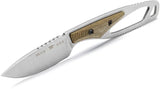 Buck Paklite 2.0 Cape Pro Premium Knife for Outdoor Enthusiasts with Satin S35VN Blade, Green Canvas Micarta Handle by Buck