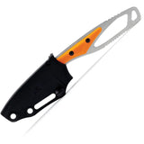 Buck Paklite 2.0 Caper Knife For Outdoor Enthusiasts Rugged Orange Handle 7 Inch Overall 2.75 Inch 420HC Blade by Buck