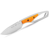 Buck Paklite 2.0 Caper Knife For Outdoor Enthusiasts Rugged Orange Handle 7 Inch Overall 2.75 Inch 420HC Blade by Buck