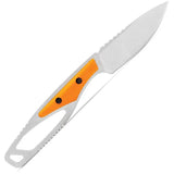 Buck Paklite 2.0 Caper Knife For Outdoor Enthusiasts Rugged Orange Handle 7 Inch Overall 2.75 Inch 420HC Blade by Buck