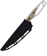 Buck Paklite 2.0 Fixed Blade Knife S35VN Green Canvas Micarta Rugged Full Tang For Outdoor Enthusiasts by Buck