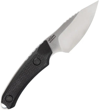 Buck Alpha Scout Elite Knife MagnaCut Drop Point Fixed Blade Black G10 Handle Outdoor EDC by Buck