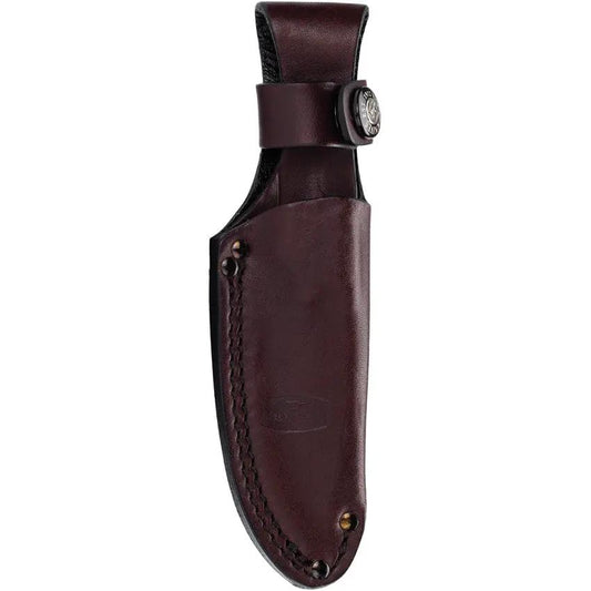 Buck Alpha Scout Fixed Blade Knife S35VN Drop Point Full Tang Richlite Handle Leather Sheath For Outdoor Enthusiasts by Buck
